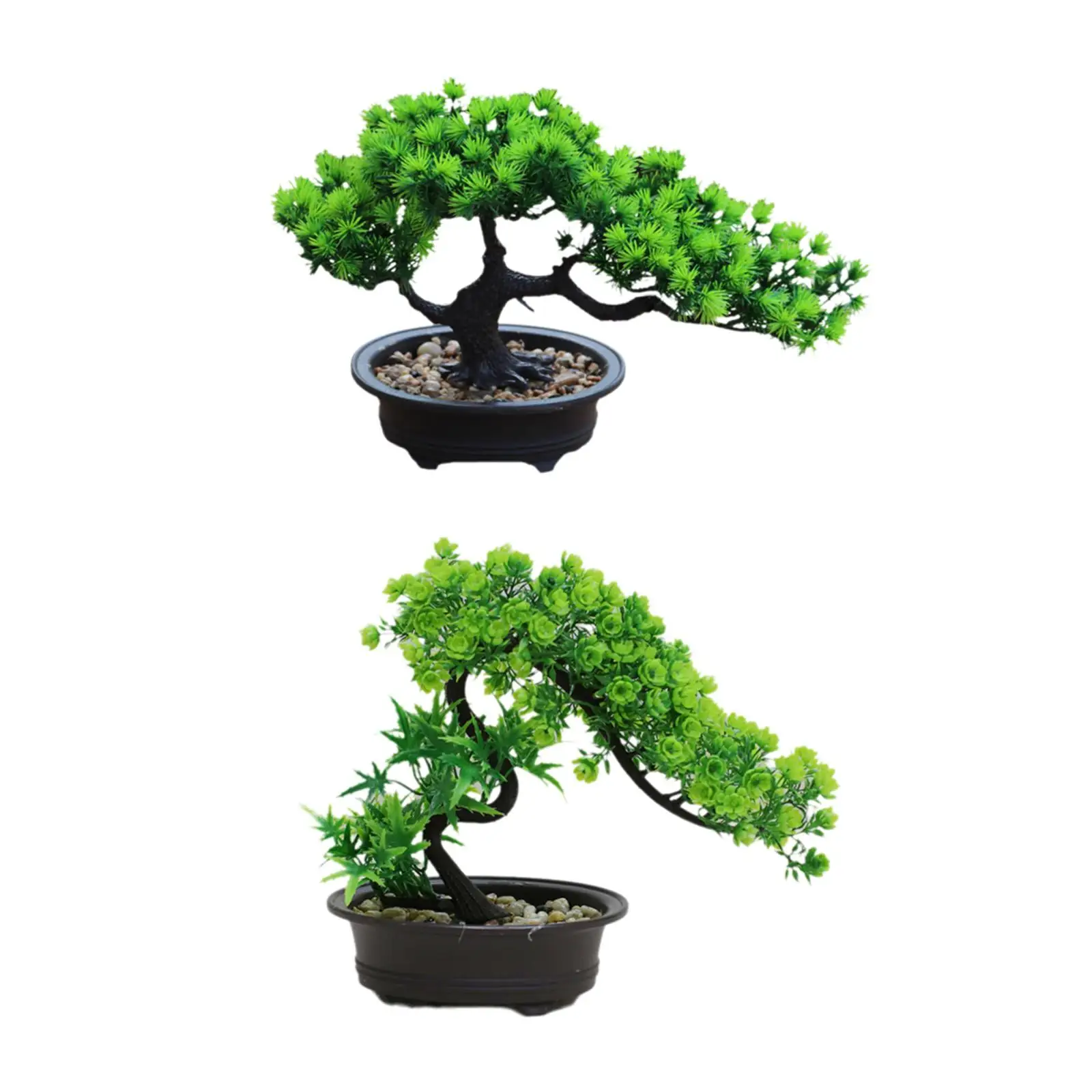 인공 분재 나무 테이블 중앙 장식품 창턱 데스크탑 욕실 책상 사무실을 위한 데스크탑 디스플레이를 유지하기 쉬운 예술적