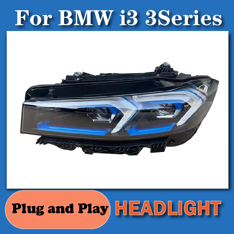 Front Light For BMW i3 LED Headlight 3 Series Upgrade Headlamp Blue Model Hight Beam DRL Indicator Car Accessories