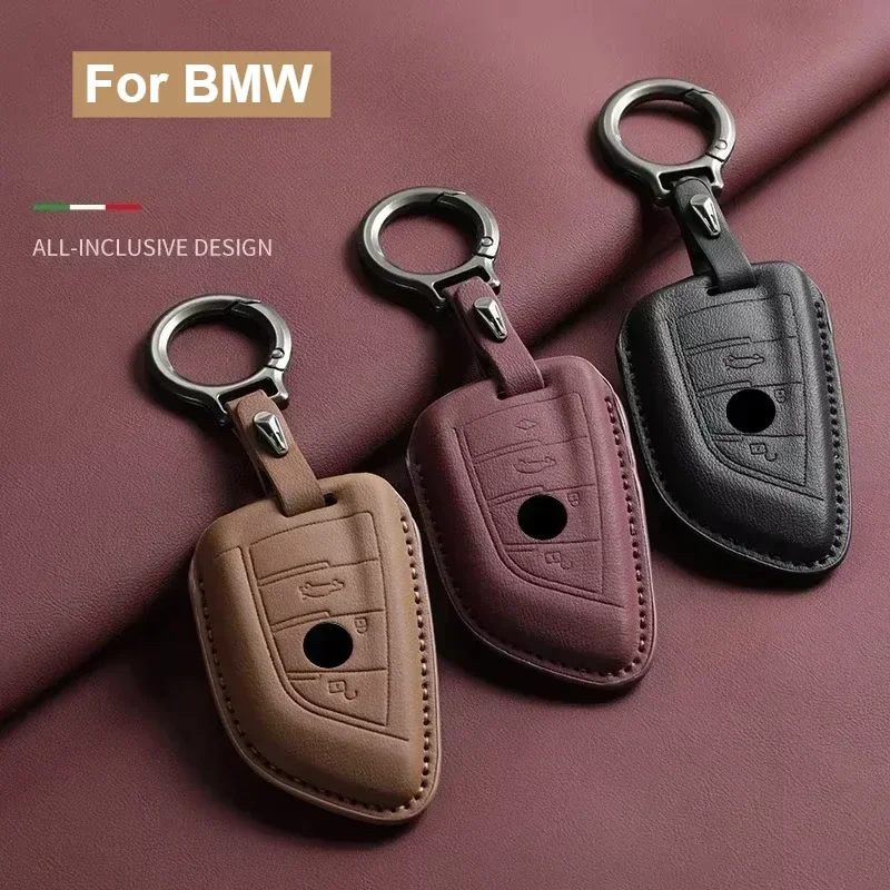 

Car Key Case Cover for BMW 1 3 5 7 Series X1 X3 G01 X4 G02 X5 F15 F16 M3 M4 F30 F31 F32 F34 F20 F21 F07 F10 G30 Car Key Shell
