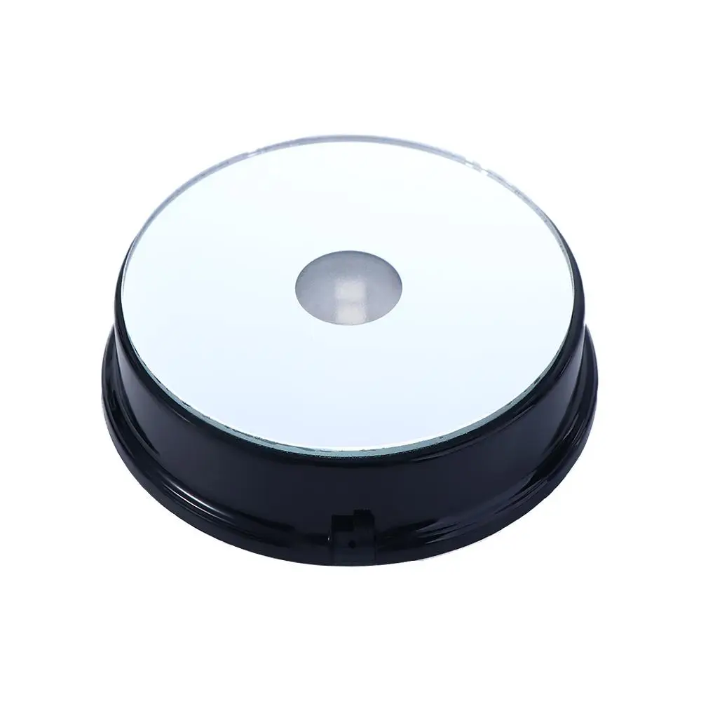 

Operate Plastic Shell Gift Showing Black Colorful Photography Props LED Ornament Luminous Base Crystal Light Base Display Stand