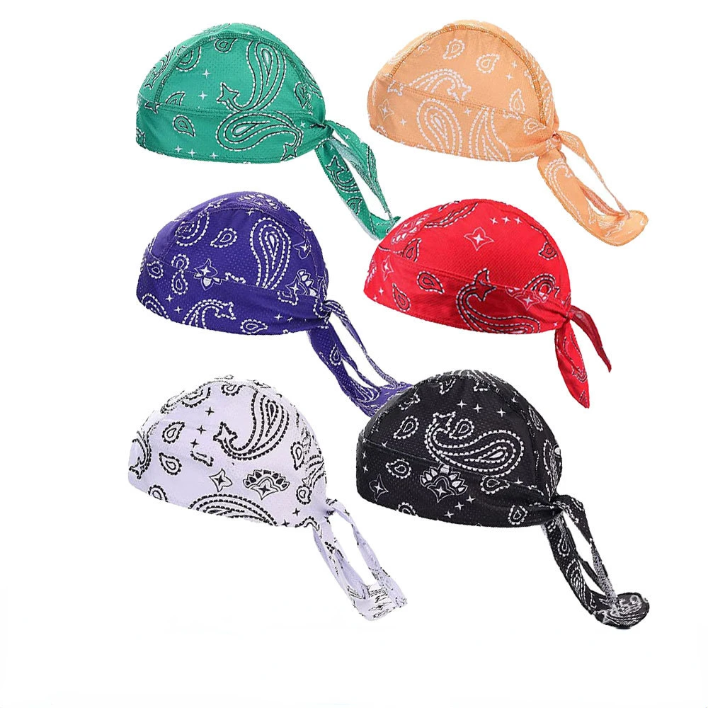 

Outdoor Printed Sunscreen Cycling Bandana Unisex Adult Bandanas Cap Pirate Hat Turban Men Hip Hop Sports Breathable Headwear