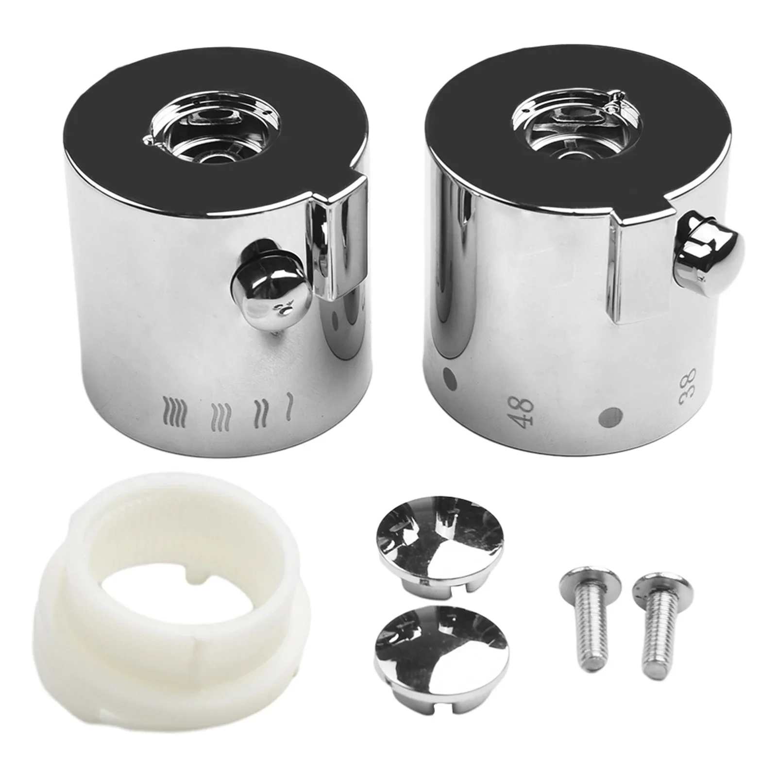 

Ручка регулятора температуры душа хромированная термостатическая Ручка смесители для ванной термостаты детали высокого качества