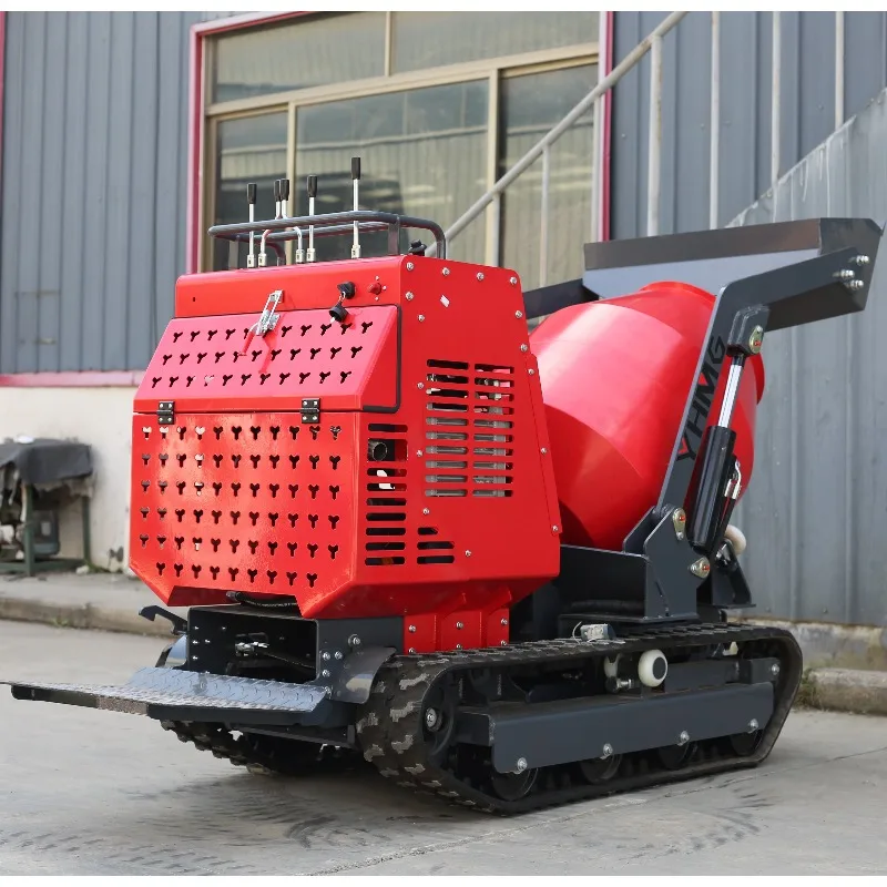 

Concrete Mixers Truck Crawler Dumper Truck Concrete Mixing tank Mini Concrete Mixer With Bucket