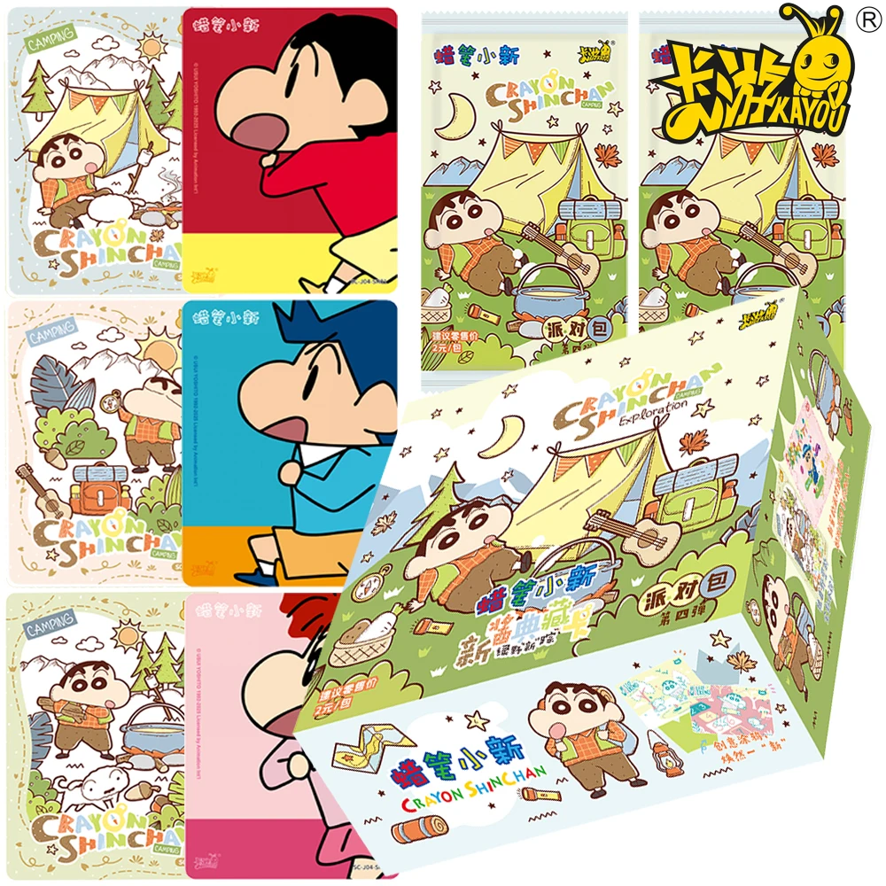 Original Kayou Crayon Shin-chan Limited Character Card High Score Japanese Funny Anime Cute Protagonist Exquisite Card Gift Toys