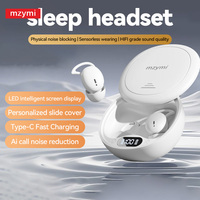 mzymi M73 Sleeping Earbuds Wireless Mini Headphones Bluetooth Earphone Stereo Hidden Headset HD Call Waterproof for Android IOS