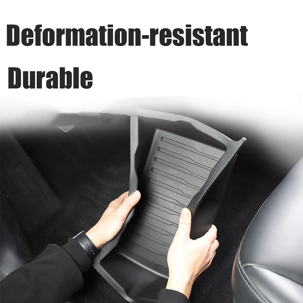 Underseat Storage Box for Tesla Model Y 2021-2024 Seats Drawer TPE Hidden Storage Tray Push Pull Car Organizer Car Accessories