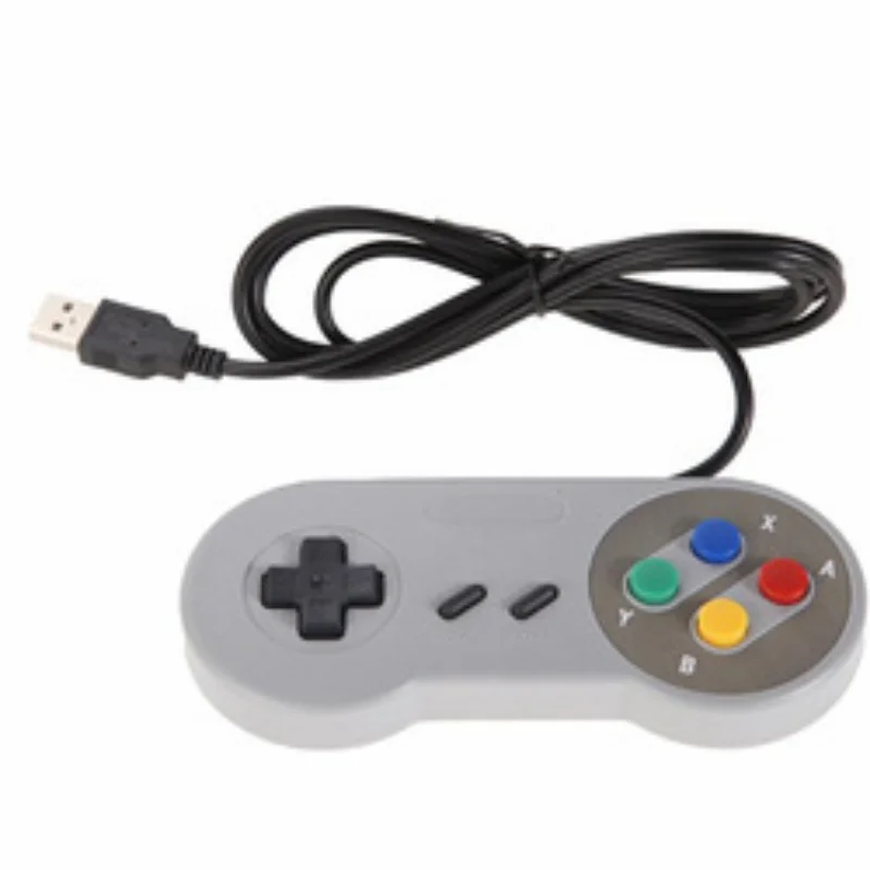 1 szt. Przewodowy kontroler Super USB Gamepad joysticki klasyczny Joypad do gier Nintendo SNES Windows PC komputer MAC