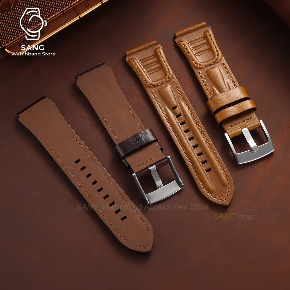 18mm 20mm 22mm 24mm Leder-Uhrenarmband Zubehör Vintage Öl-Wachs-Rindsleder-Armband Universelles Business-Uhrenarmband für Männer und Frauen – Detail 15