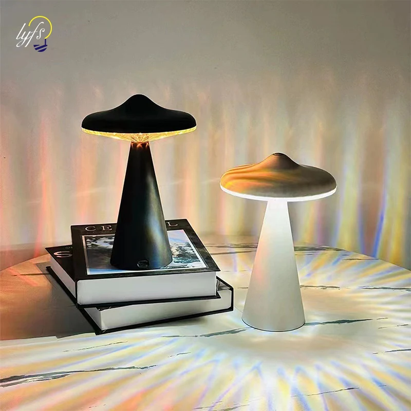 

LED Mushroom Table Light USB Dimmable Touch For Desktop Decoration Creative Light Bedroom Study Night Light Luxury Desk Lamp