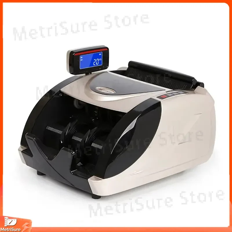 High Sensitivity Banknote Counter Smart Currency Counter with UV MG IR Detection Fast Counting for Cash Sorting and