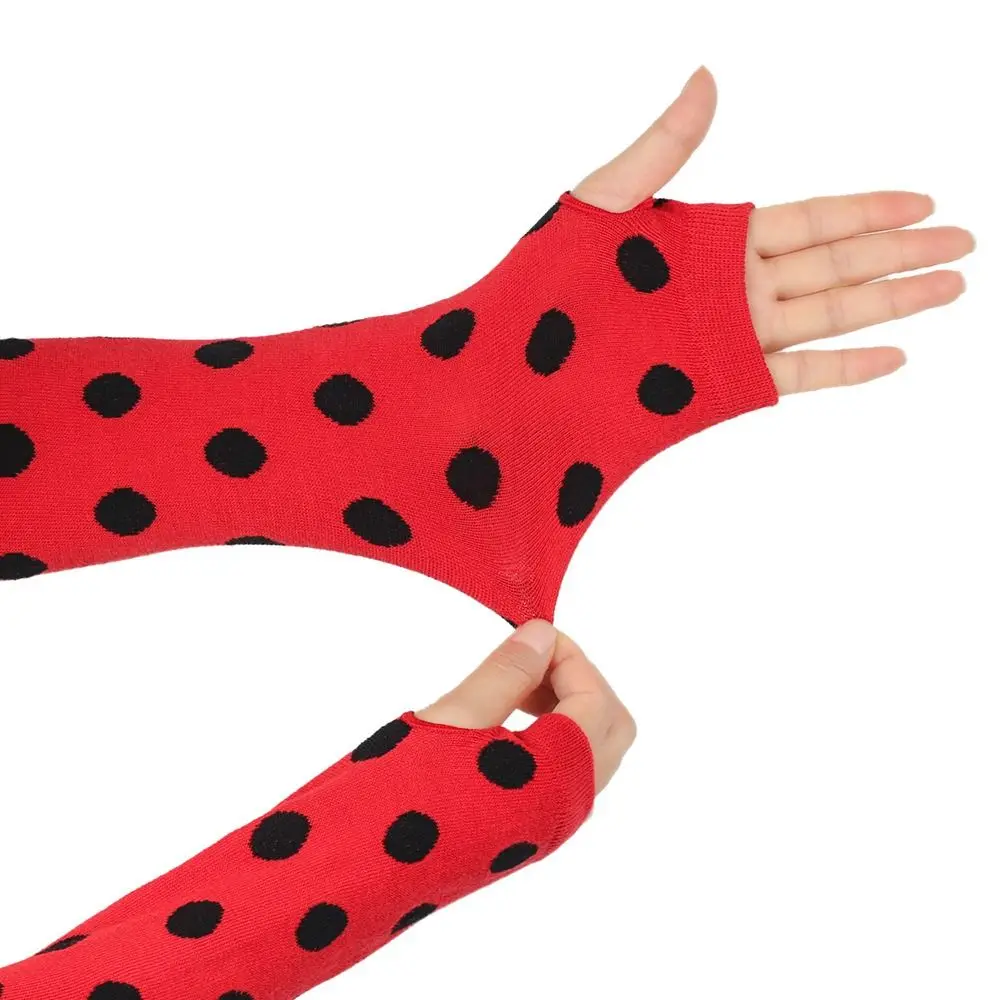 Calze alte alla coscia a pois Scaldamuscoli Coccinella Calzini alti al ginocchio per bambini anni '80 Calze per stivali lunghi anni '90 per donne Bambini