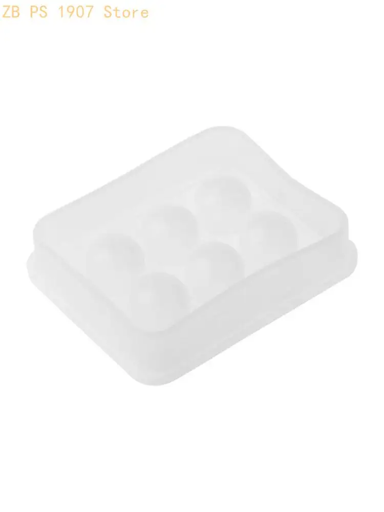 Sphere Ball Resin Epoxy Mold with Hole for Jewelry Soap Making Crafting Projects 6 Cavity Jewelry Making 55KA