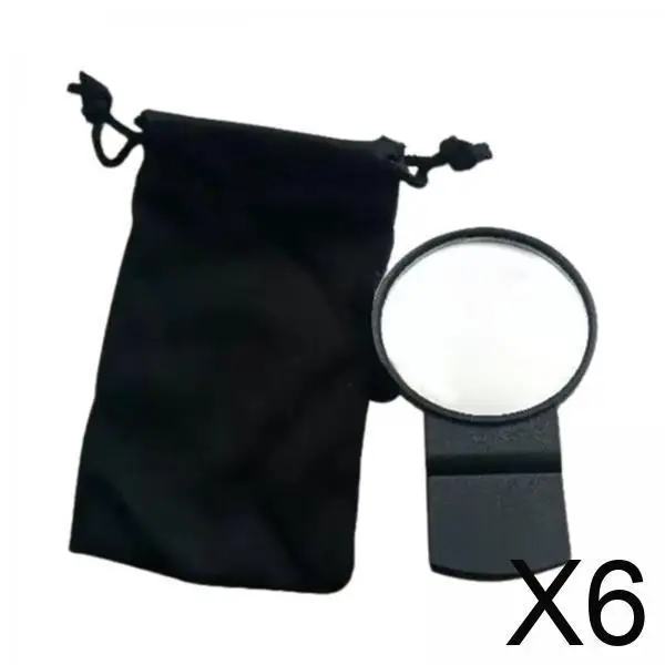 

6xЗажим для зеркала для селфи для телефона, зажим для зеркала для камеры телефона Компактный зажим для задней камеры телефона Прочный универсальный простой в использовании для видео мужчин