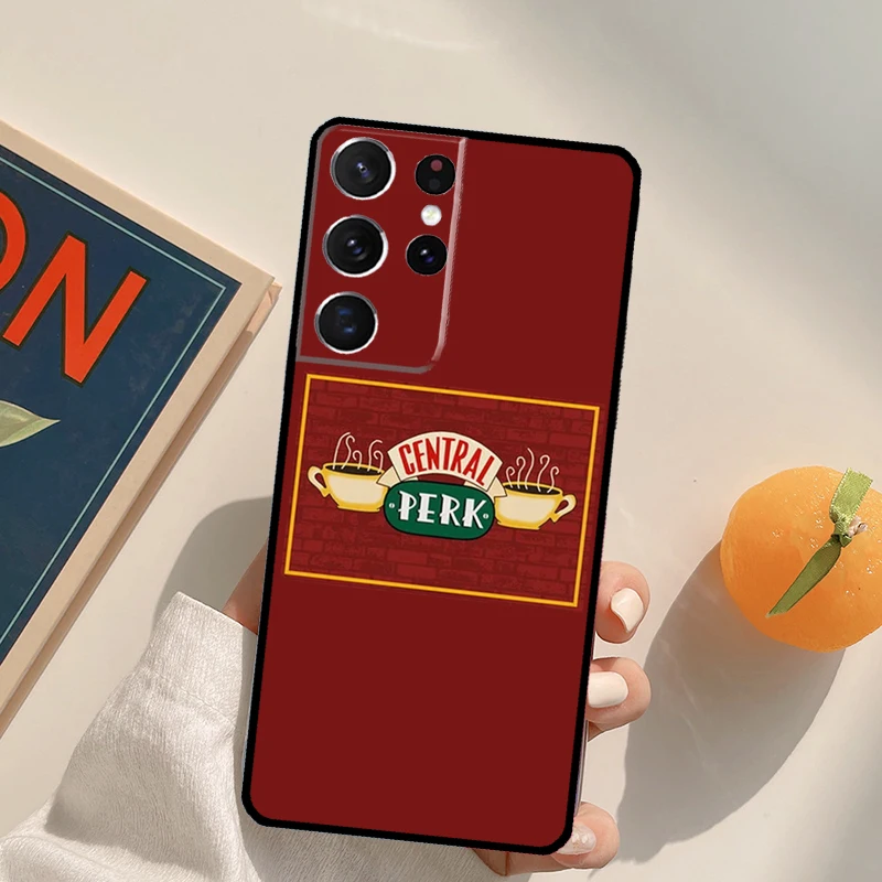 Amici TV Cassa Del Telefono Per Samsung Galaxy S23 Ultra S20 S21 S22 S24 S25 S9 S10 Plus S24 FE Della Copertura Posteriore