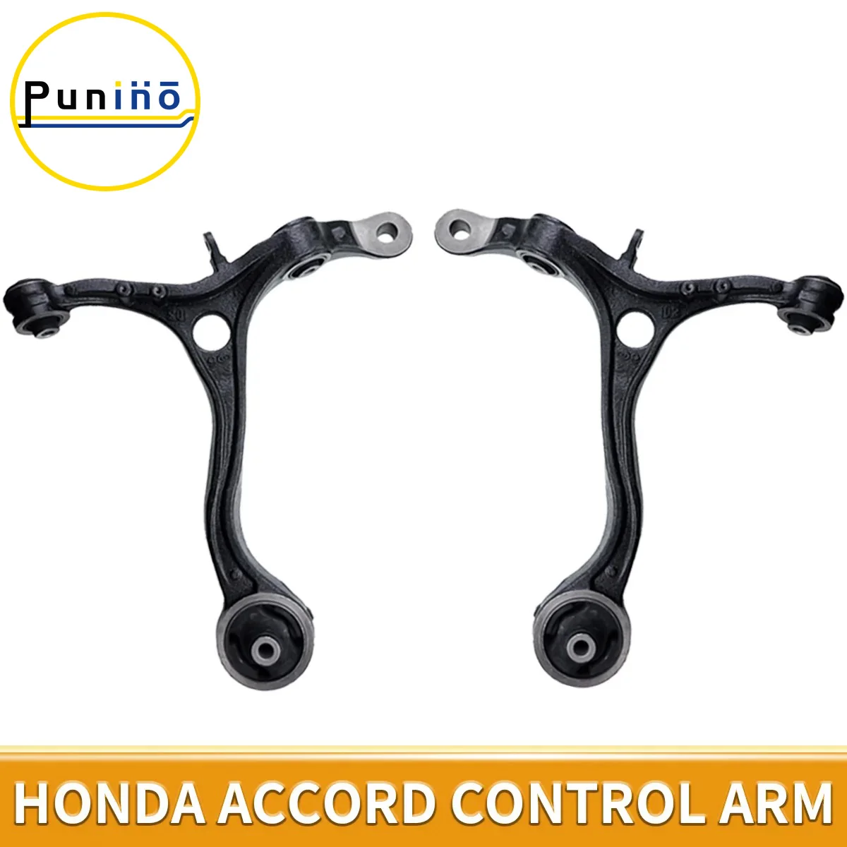 Punino Pair of Front Lower Control Arms Suspension Set Kit for Honda Accord Acura TSX 2008 2009 2010 2011 2012 2013 2014