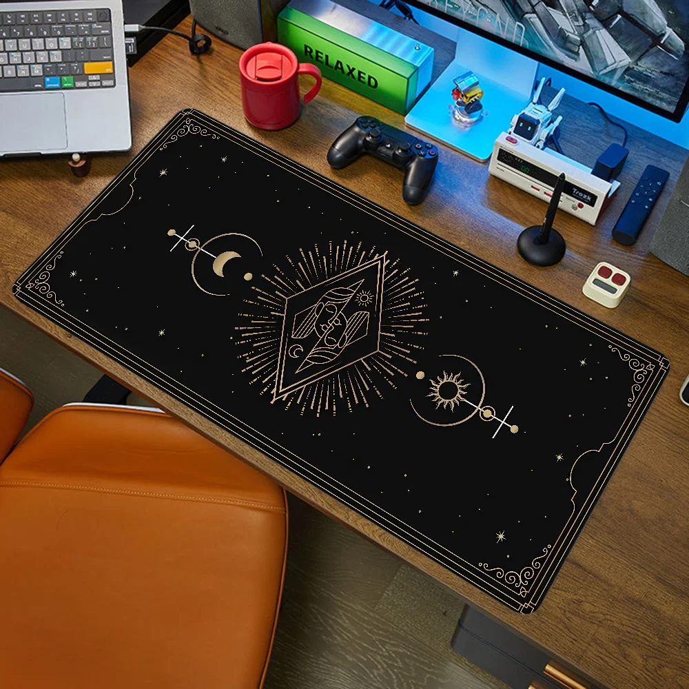 GEMINI Gaming Mouse Pad Mat Pc Gamer Mousepad Anime Desk Accessories Office Computer Table Large Mats Xxl Mause Pads Setup Mice