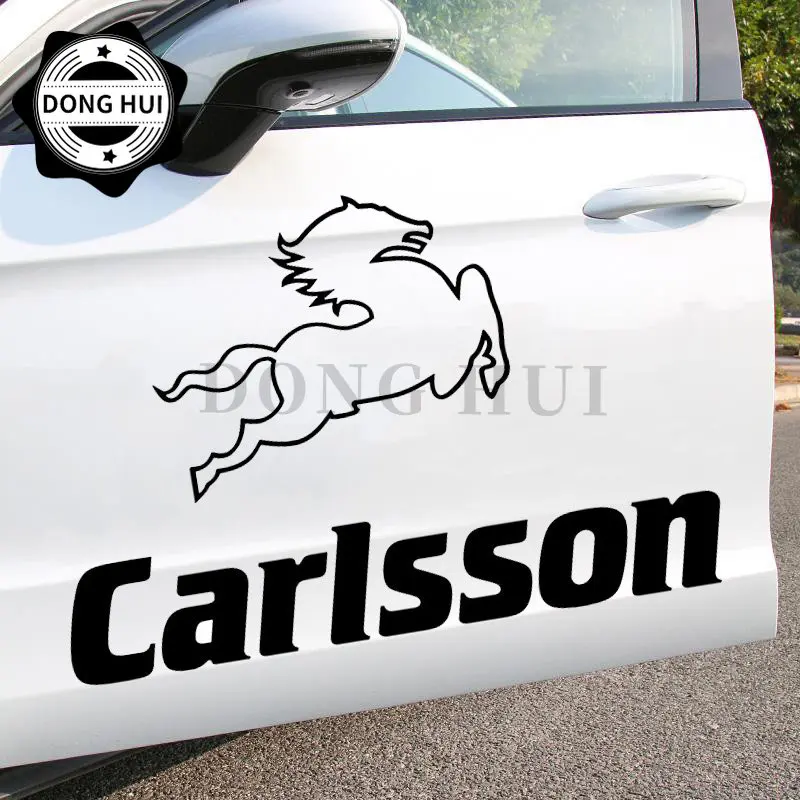 Cool Car Sticker Carlsson Horse Stickers Motorcycle Off Road Vehicle Refrigerator Helmet Laptop PVC Decorative Decal Waterproof