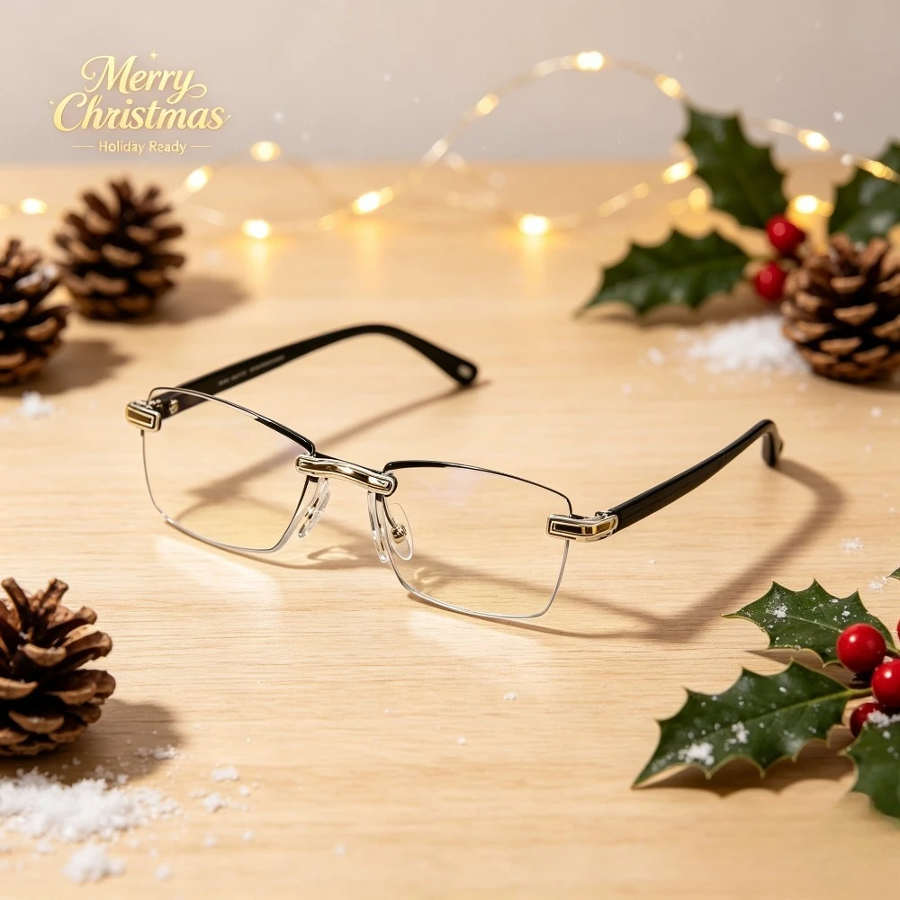 8 pairs of reading glasses, unisex simple half-frame reading glasses, multiple spare sets for home office, suitable for Christmas and Halloween gifts