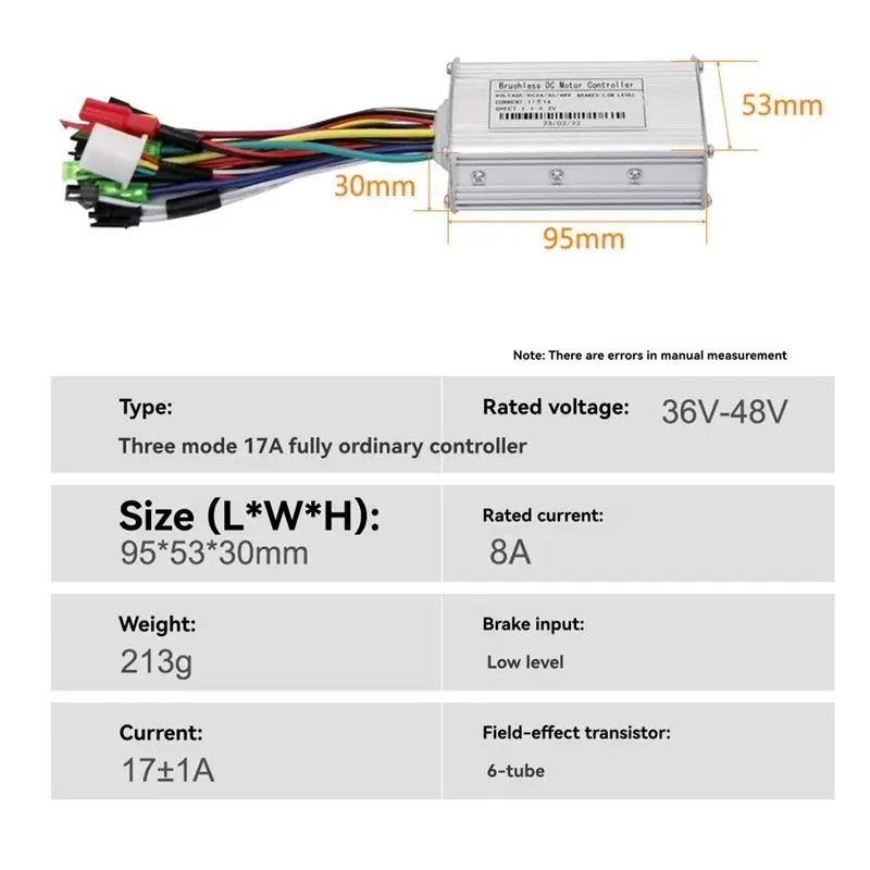 Reliable-36V 48V 17A Brushless Controller S869 Meter LCD Display 24V-72V+Throttle Kit For Electric Scooter E-Bike Repair Kit