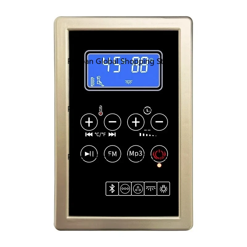 แผงควบคุมและกล่องควบคุมห้องซาวน่า