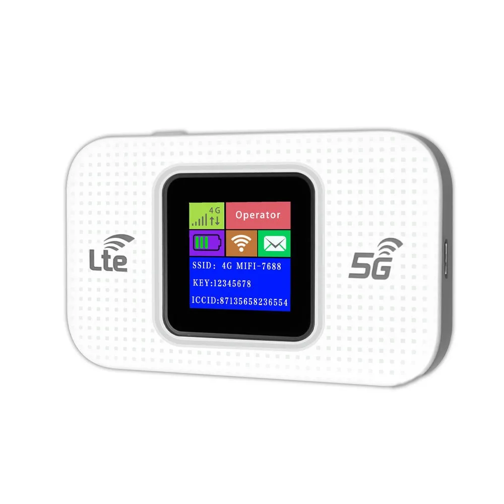 

Portable 3000mAh 4G LTE Hotspot Router 150Mbps Mini Pocket WiFi Router Universal Sim Card Wireless Internet Router Travel Online