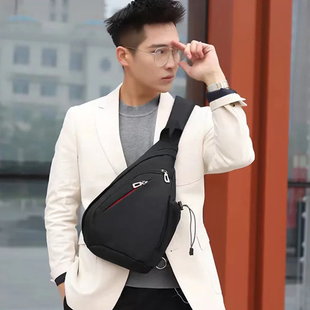 Men\'s Chest Bag New Fashion Shoulder Sling Bag Backpack Casual Sports Shoulder Crossbody Bag Cross Body Chest Bag for Men Pack