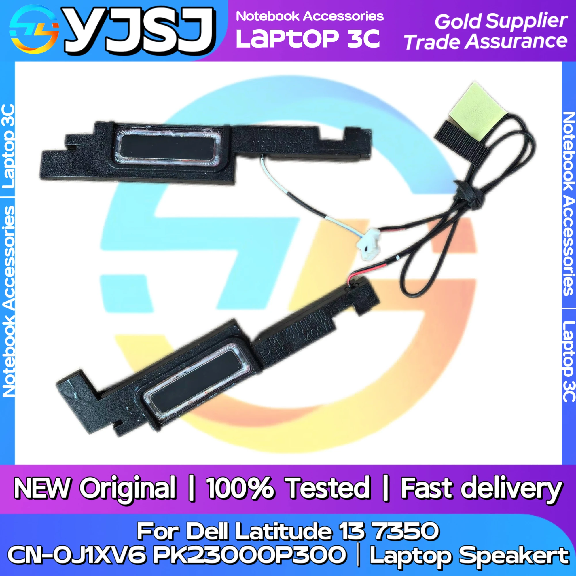 

New Original Laptop Notebook Audio Speaker For Dell Latitude 13 7350 built-in speaker horn audio CN-0J1XV6 PK23000P300
