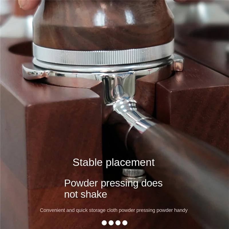 ABKR-حامل عبث القهوة، قاعدة دعم، ملحقات ماكينة الإسبريسو محطة حصيرة سدادة الاسبريسو لصانع القهوة 58 مم