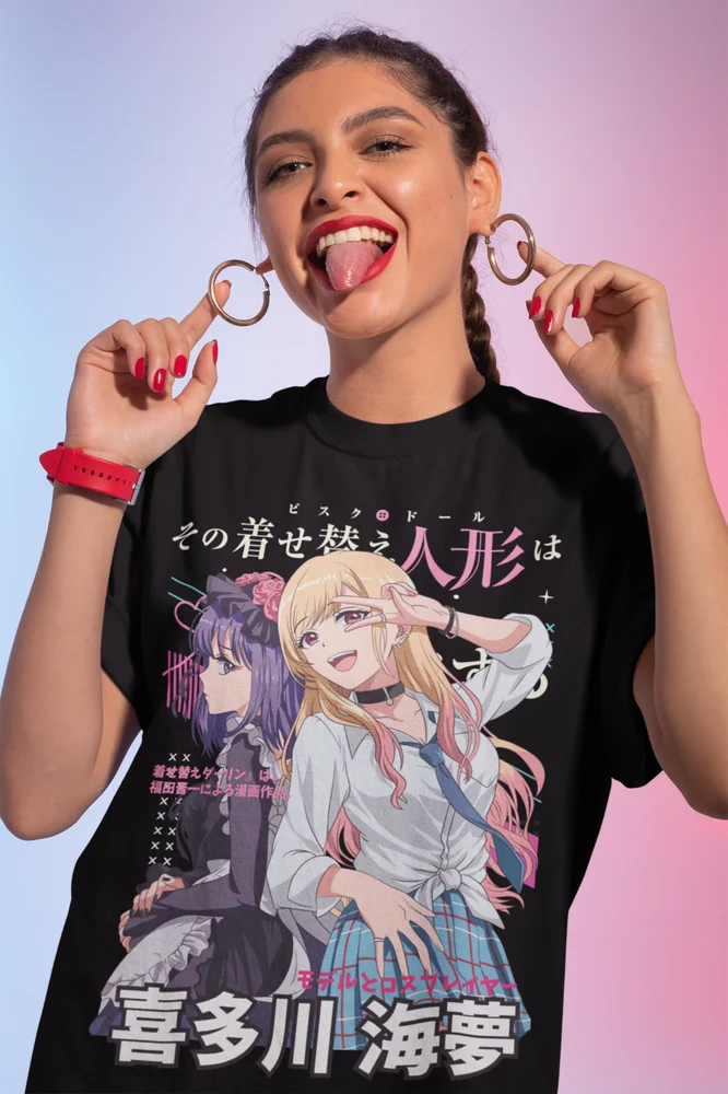 Marin Kitagawa T-Shirt My Dress Up Darling Anime Lovers Gift T-Shirt All Size