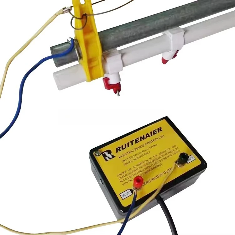 

Yyc Poultry Feeding Equipment Drinking Line System Accessories Electric Fence Controller for Anti-roosting Line