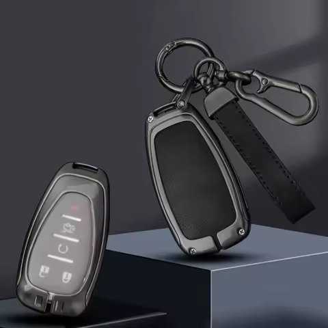 New Alloy Car Key Case for Chevrolet Malibu Blazer Traverse Seeker Onix Equino Volt Bolt Trax Orlando Cruze Spark Sonic Camaro