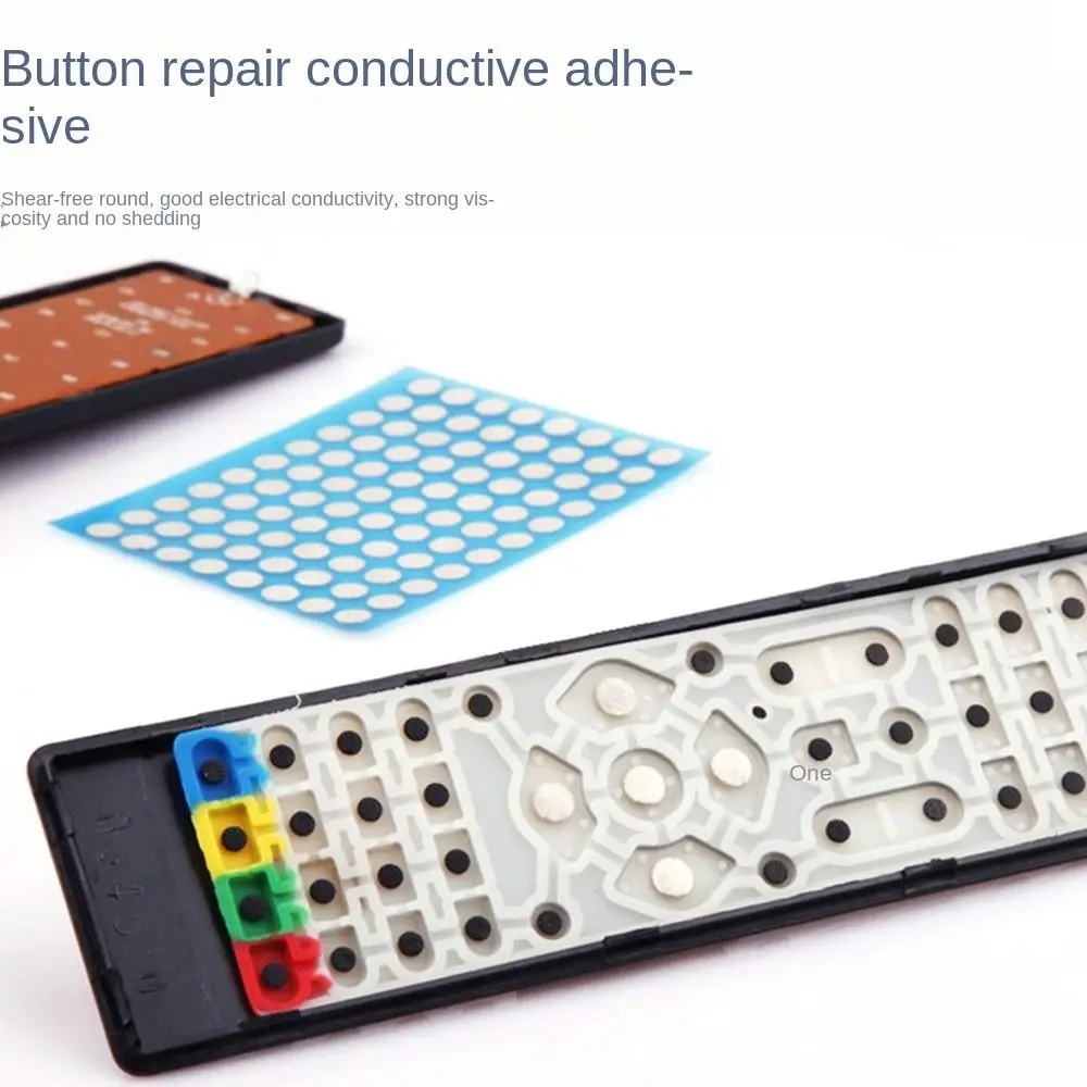 New Silicone Button Repair 2mm Handle Conductive Tape Touch Circular Contact Failure Game Console
