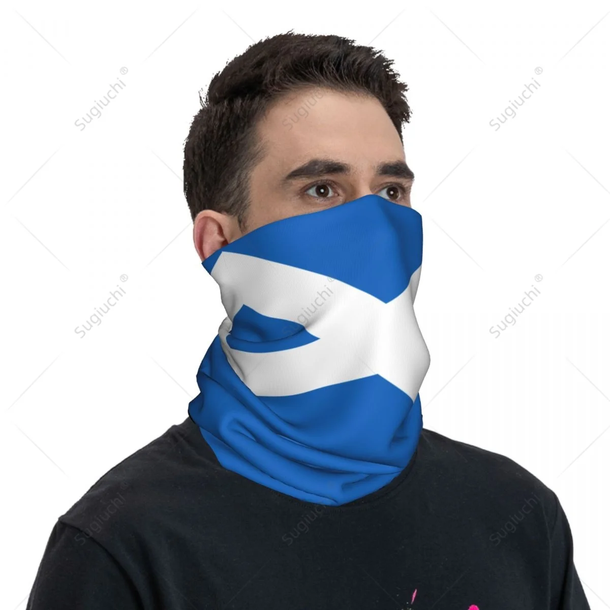 Unisex Scotland Flag Neckerchief Scarf Neck Face Mask Scarves Neck Warmer Seamless Bandana Headwear Cycling Hiking