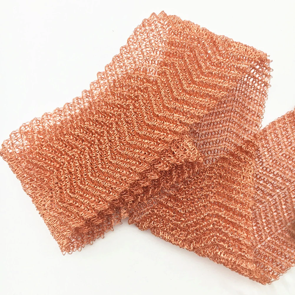 

1 Roll 1M Copper Mesh Knitting Net Rodent Blocker Gap Seal For Holes Rat Mouse Control Tool (Copper)