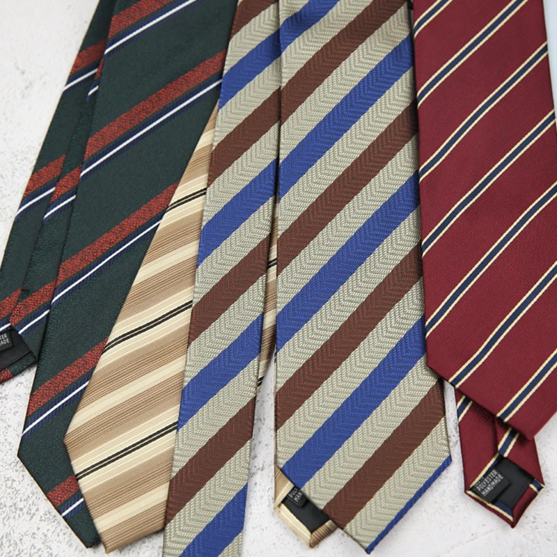 8cm Polyester Neck Tie for Mens Business Jacquard Necktie Corbata Vintage Accesorios Para Hombre Groom Suit Formal Man Gift