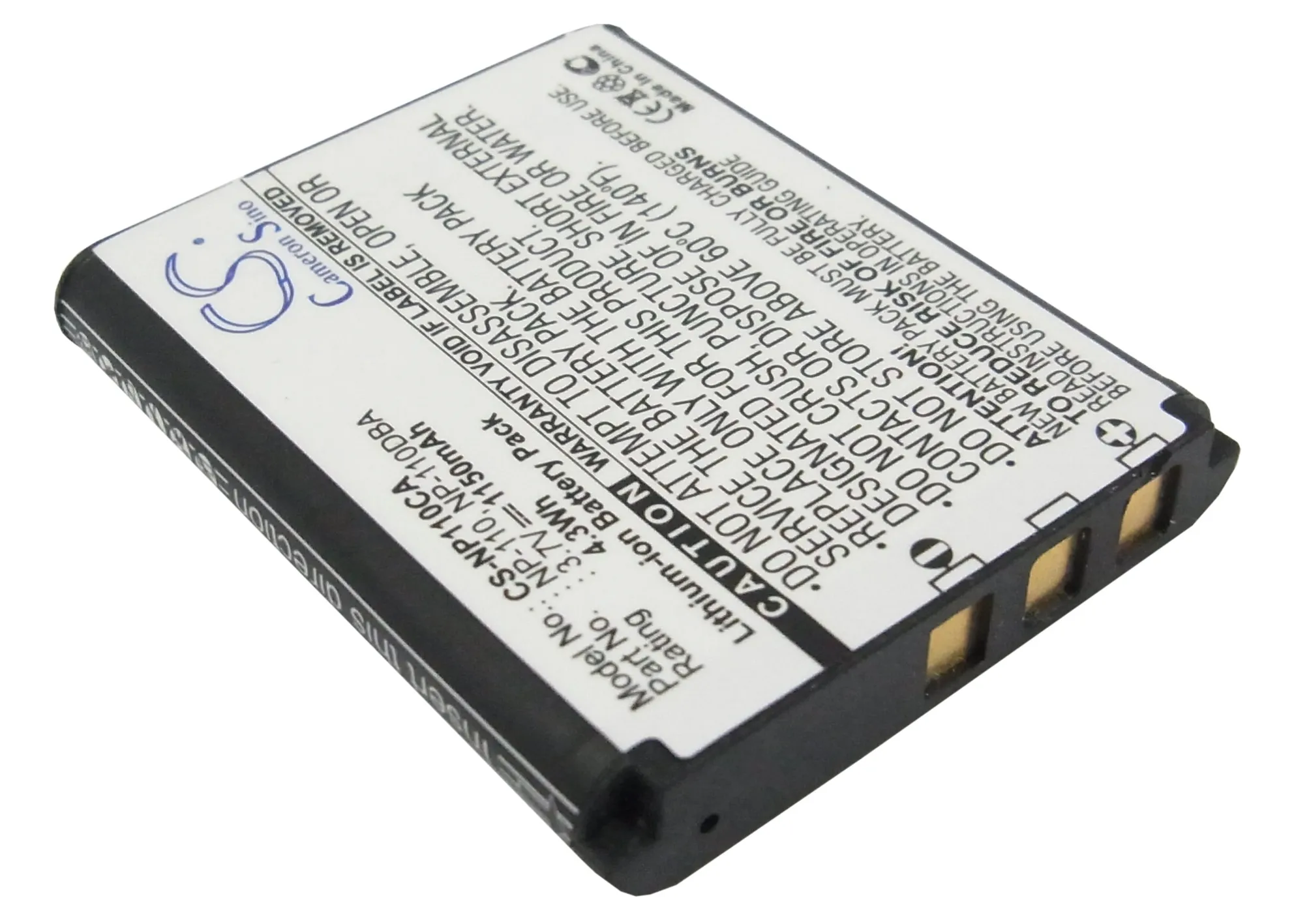 Camera 1150mAh Battery For Casio NP-110  NP-110DBA  NP-110L  NP-160Exilim EX-Z2000  Exilim EX-Z200  Exilim Zoom EX-Z2000