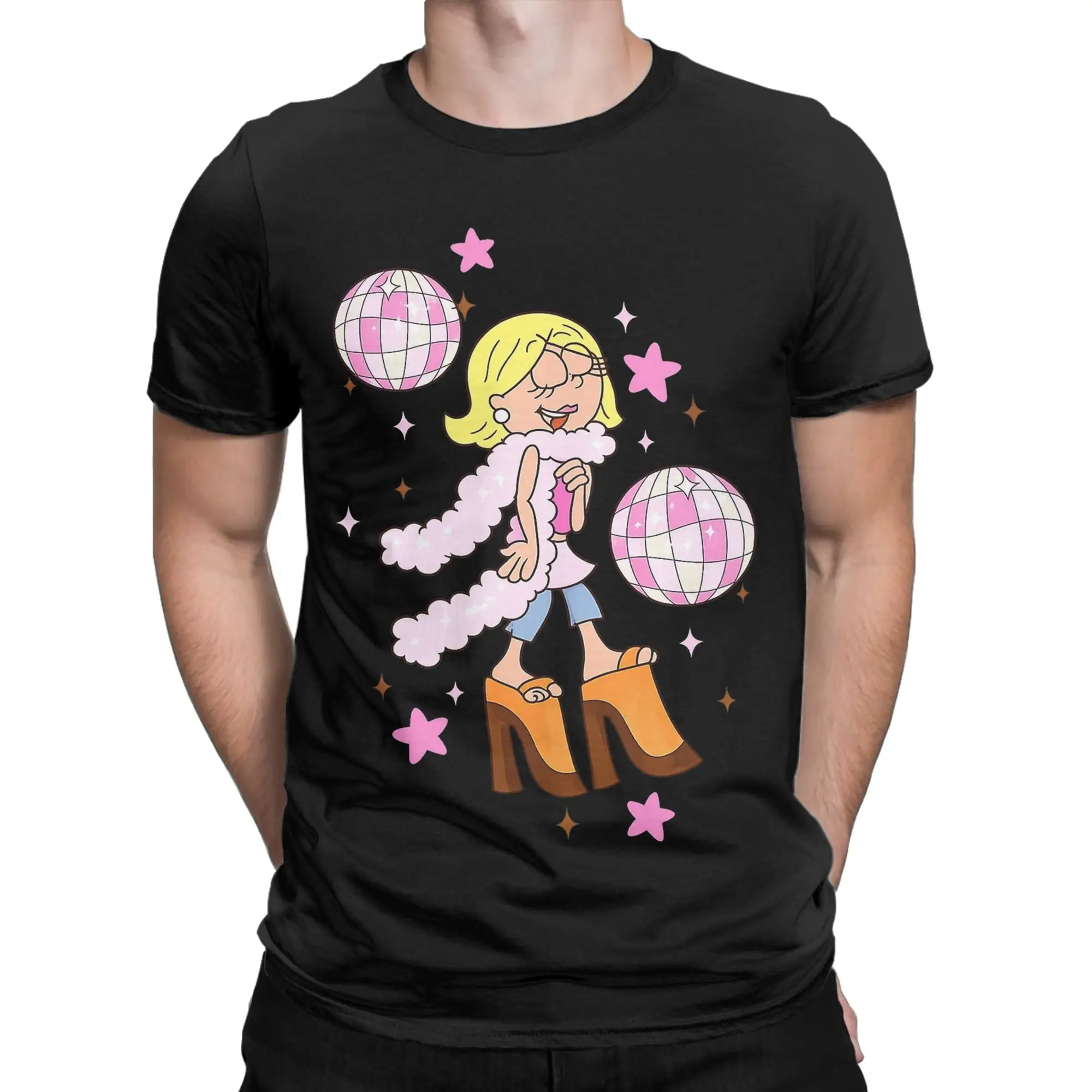 Men Lizzie McGuire T Shirt  100% Cotton Tops Funny Short Sleeve O Neck Tees Plus Size T-Shirts