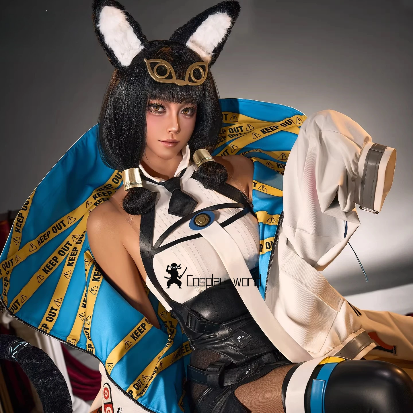 

Game Arknights Titi Cosplay Costume Full Set Anime Fashion Jacket Shorts Bodysuit Halloween Party Clothing