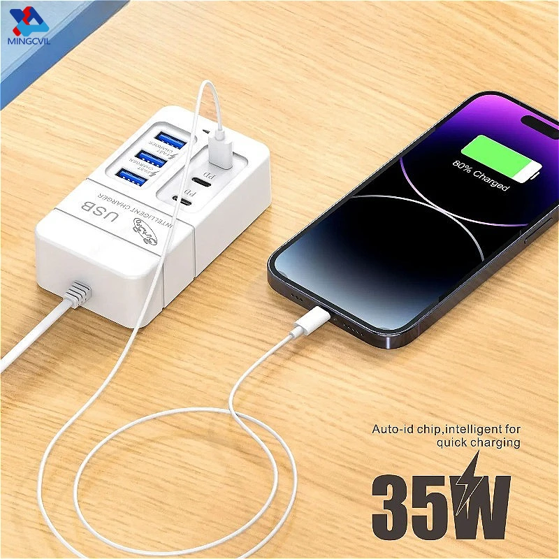 6-Port Fast-Charging Docking Station 2
