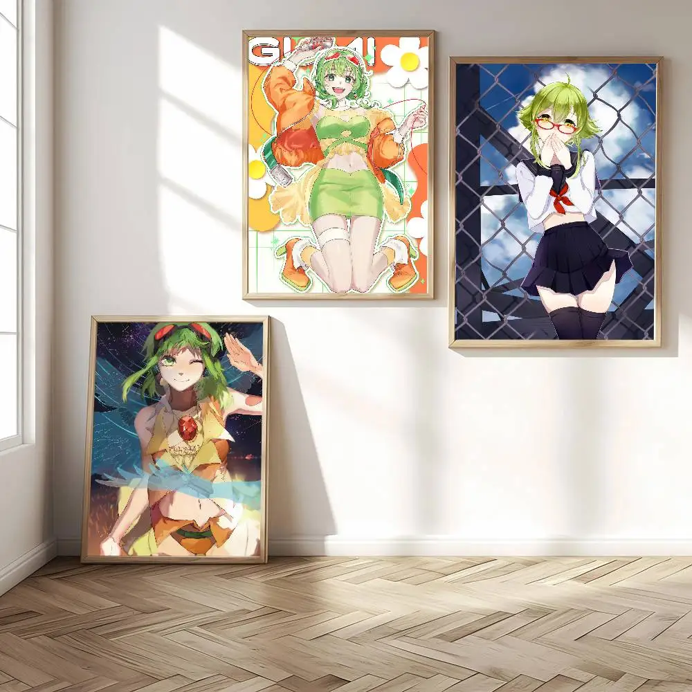 1pc Gumi Vocaloid Anime Poster High Quality Print Waterproof Wall Art Sticker For Bar Living Room Decor Gift