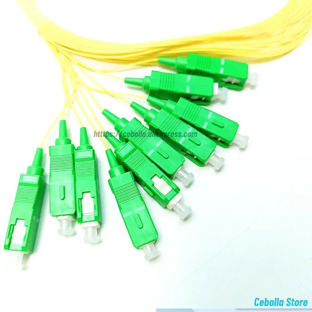 Fibra Optica Pigtail SC/APC Simplex 9/125 Single Mode Fiber Optic Pigtail, 0.9 Mm LSZH Outer Jacket 1.5M FTTH