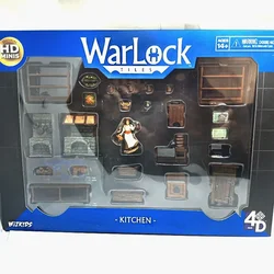 Wizkids Warlock Tarven Board Games Toy Tiles Accessories Doors Archways Kitche Miniature Model Scene Ornament Gift for Children