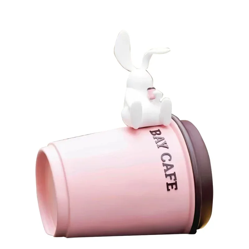 

cup waterfall flower wall Internet celebrity clock in interactive installation shopping mall beauty Chen scene decoration