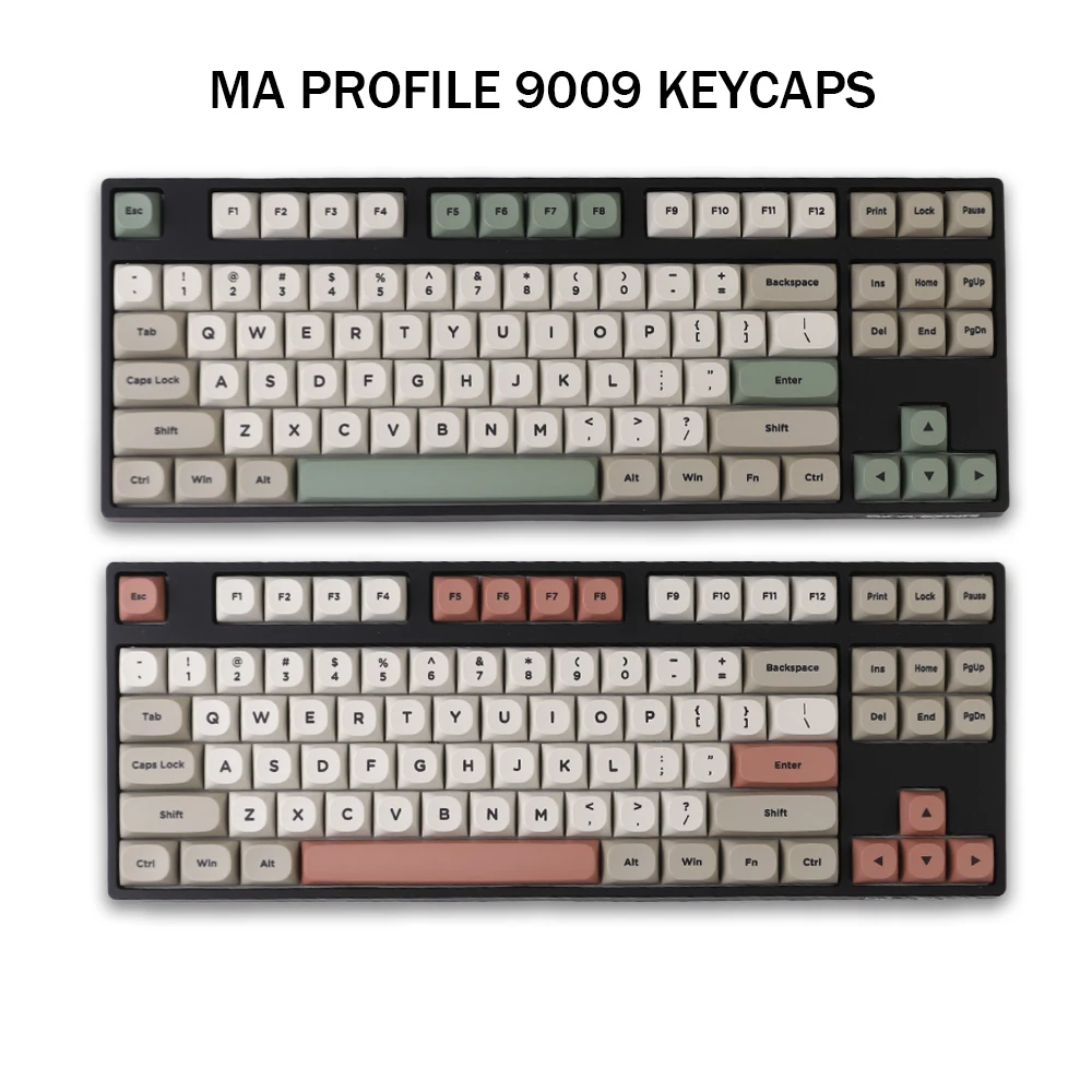 Imagem -03 - Acessórios Mecânicos Teclado Gaming Gmk 9009 Keycap Retro ma Perfil Pbt Keycaps Interruptor mx 142 Chaves