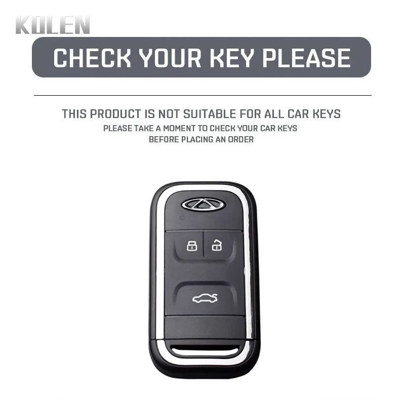 Fashion TPU Car Remote Key Case Cover For Chery Tiggo 3 5X 4 8 Glx 7 2019 2020 Arrizo For Cheri Tiggo 8 Protected Shell Fob Bag