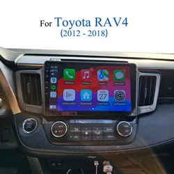 Android 14 8G+128G Car Radio For Toyota RAV4 RAV 4 2012 - 2018 Auto GPS Navigation Multimedia DVD Video Player Tape Recorder RDS