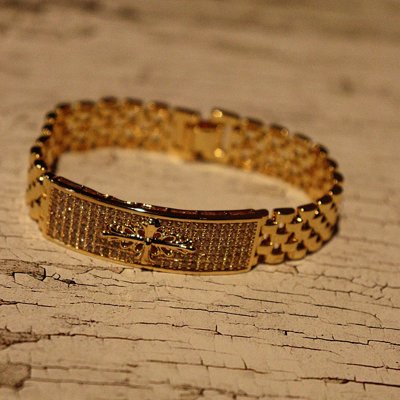 

European and American Niche Light Luxury Simple Strap Versatile Bracelet Ins Cold Wind Watch Chain