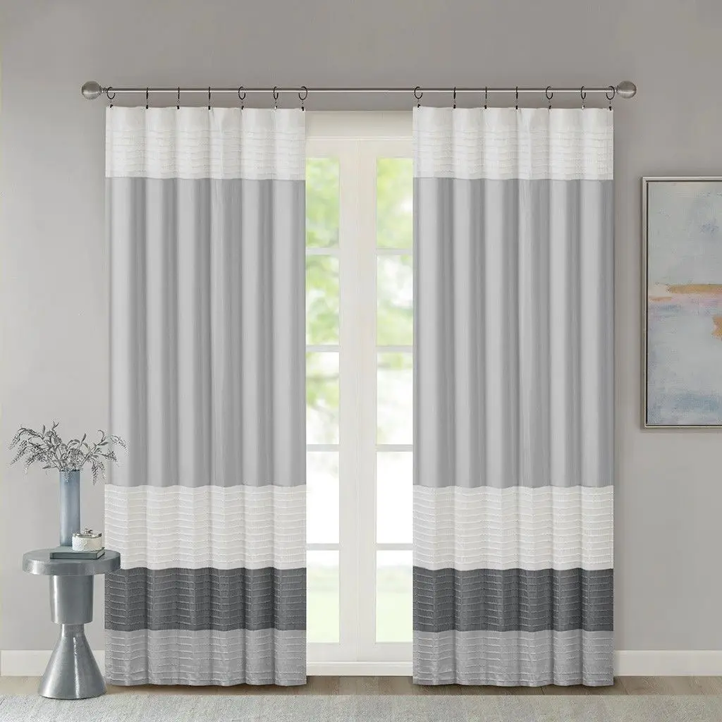 

Polyoni Pintuck Curtain Panel(Only 1 Pc Panel)