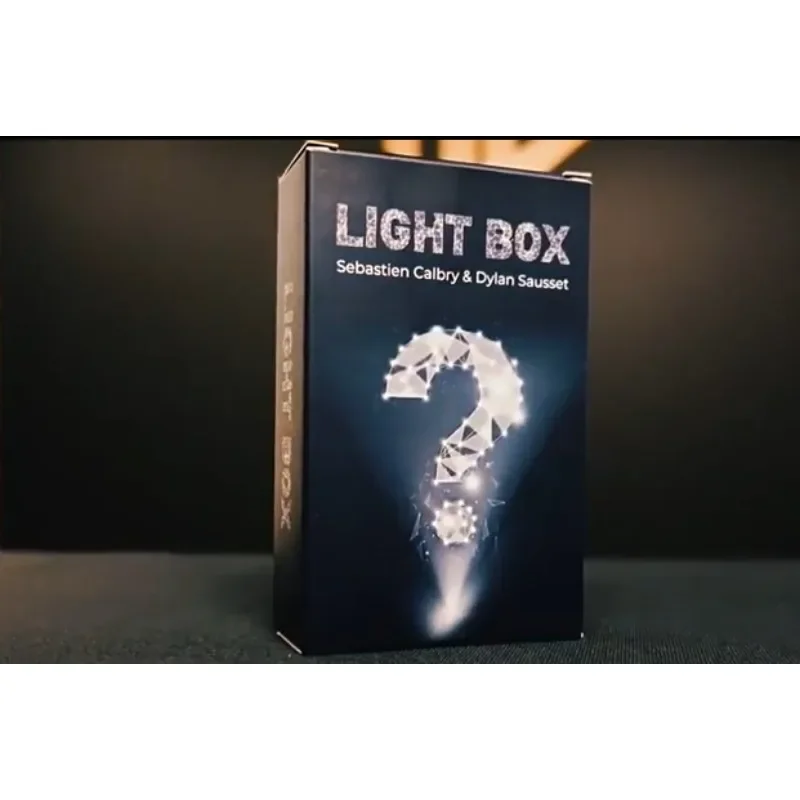 Light Box Gimmicks by Sebastien Calbry Card Magic and Trick Decks Beginner Magician Illusions Card Magic Props Street Mentalism