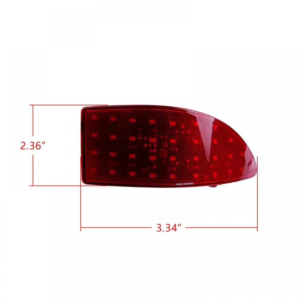 زوج LED المصد الخلفي عاكس الفرامل وقف الضوء لكزس MK II IS 250 220d 200d